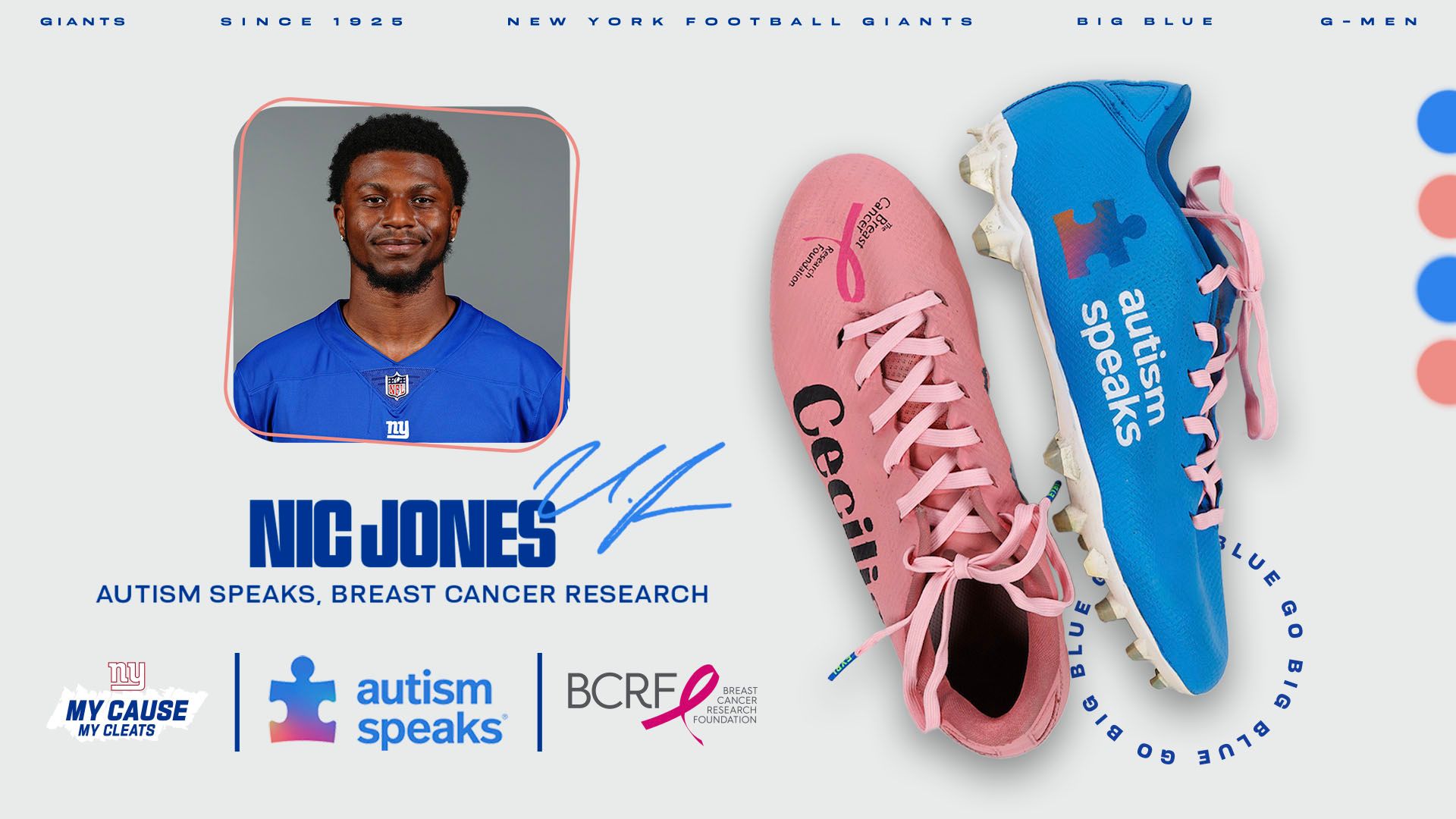Nic Jones - Autism Speaks and Breast Cancer Research Foundation