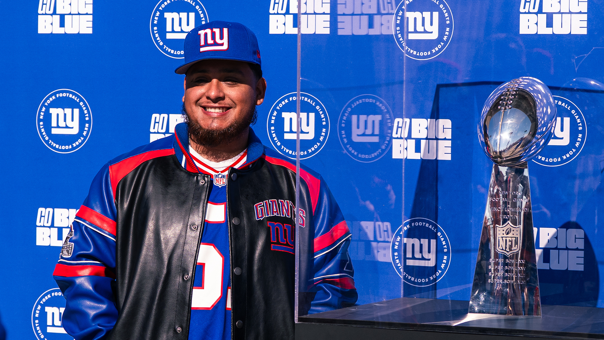 Photos with Super Bowl Trophy
