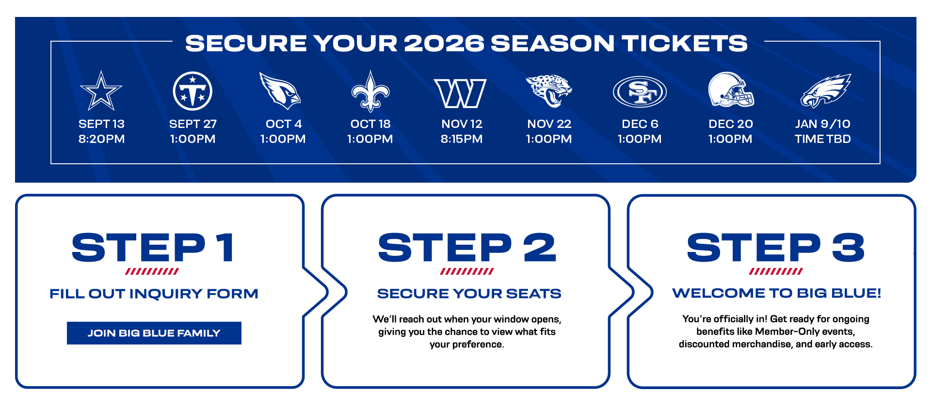Join Season Tickets