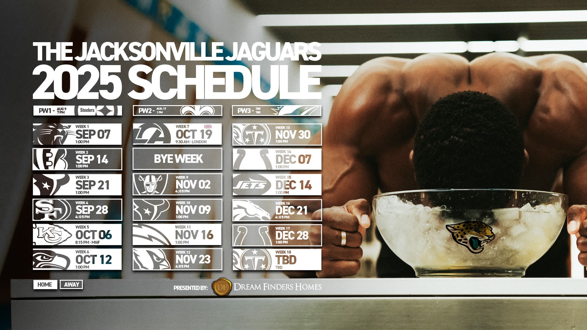 JAGUARS 2025 SCHEDULE - MORNING ROUTINE