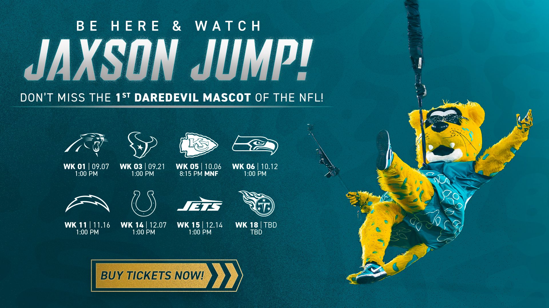 Jaxson de Ville | Famous Stadium Jump 🏟️