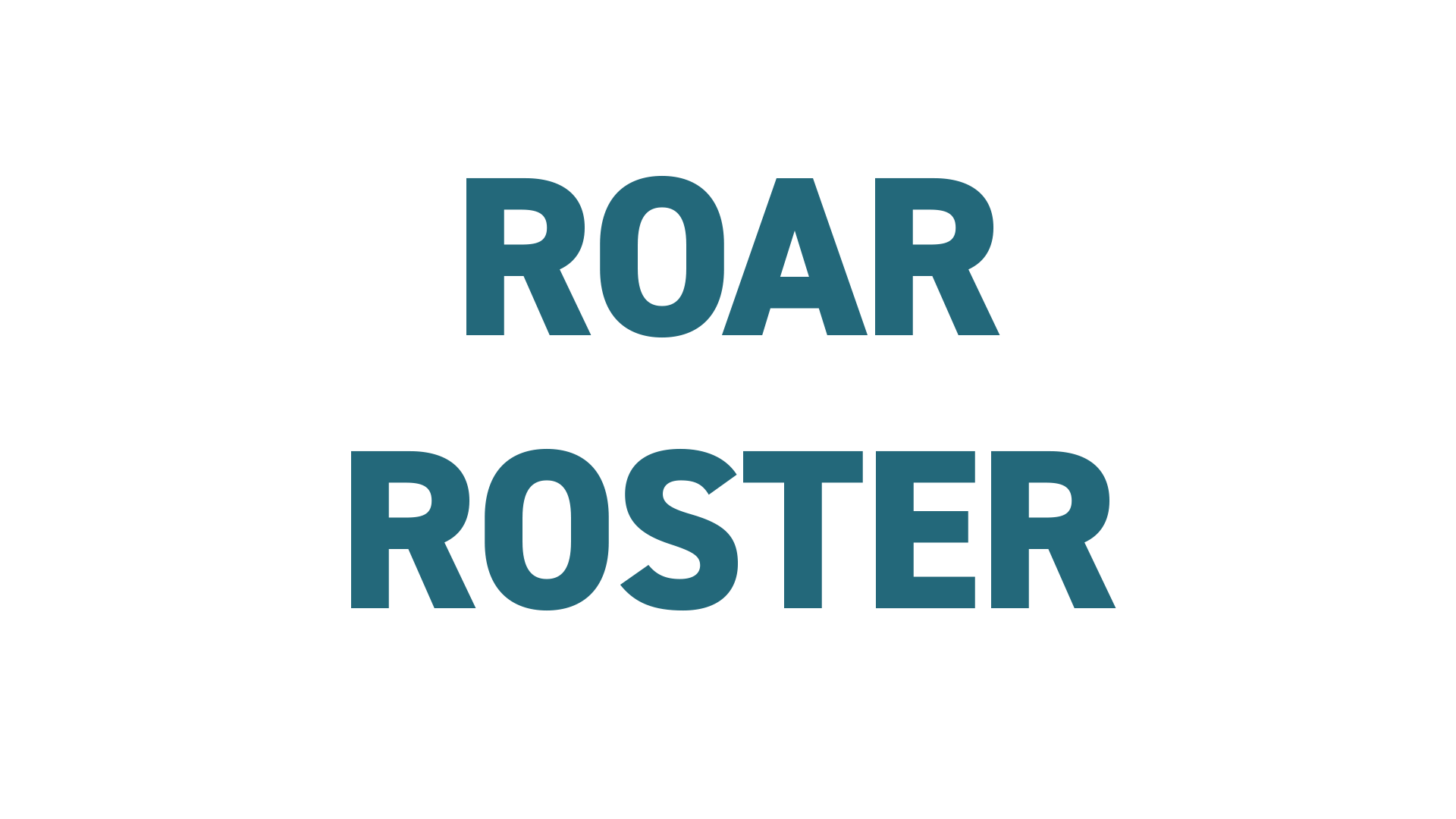 new roar roster