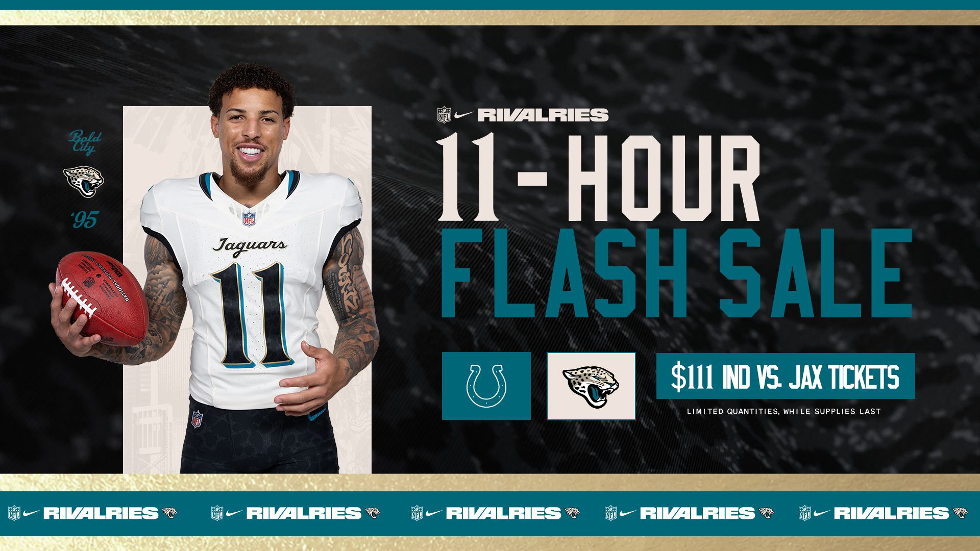 Colts vs. Jaguars flash sale
