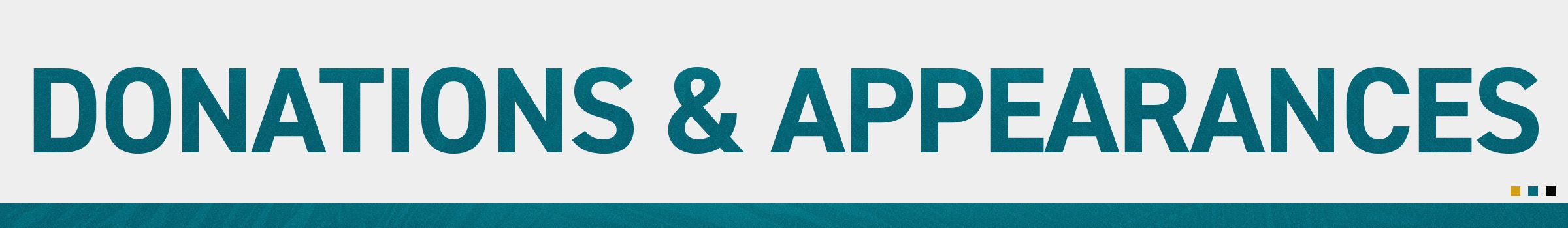 donations appearance