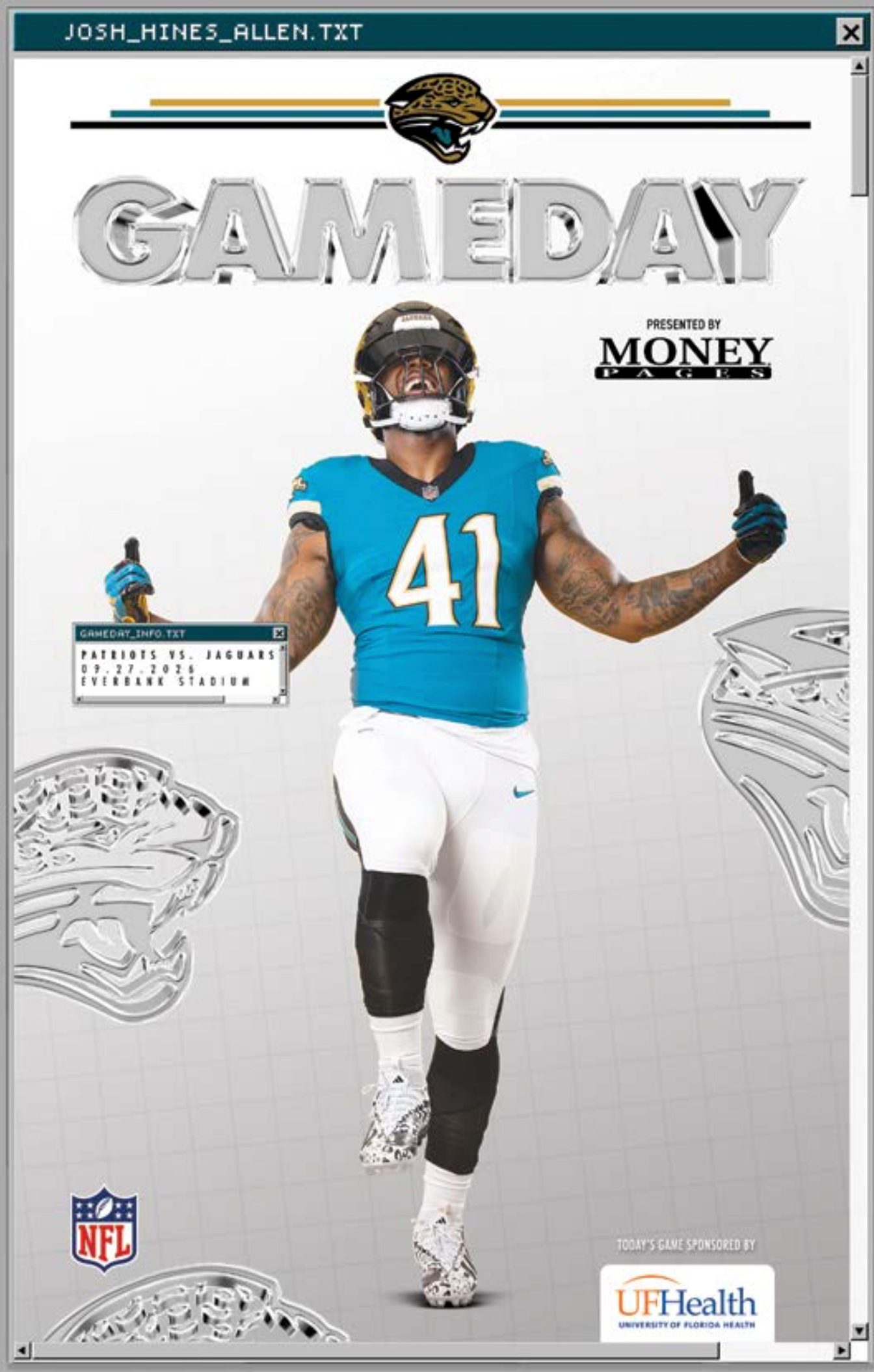 09/27: Patriots vs. Jaguars