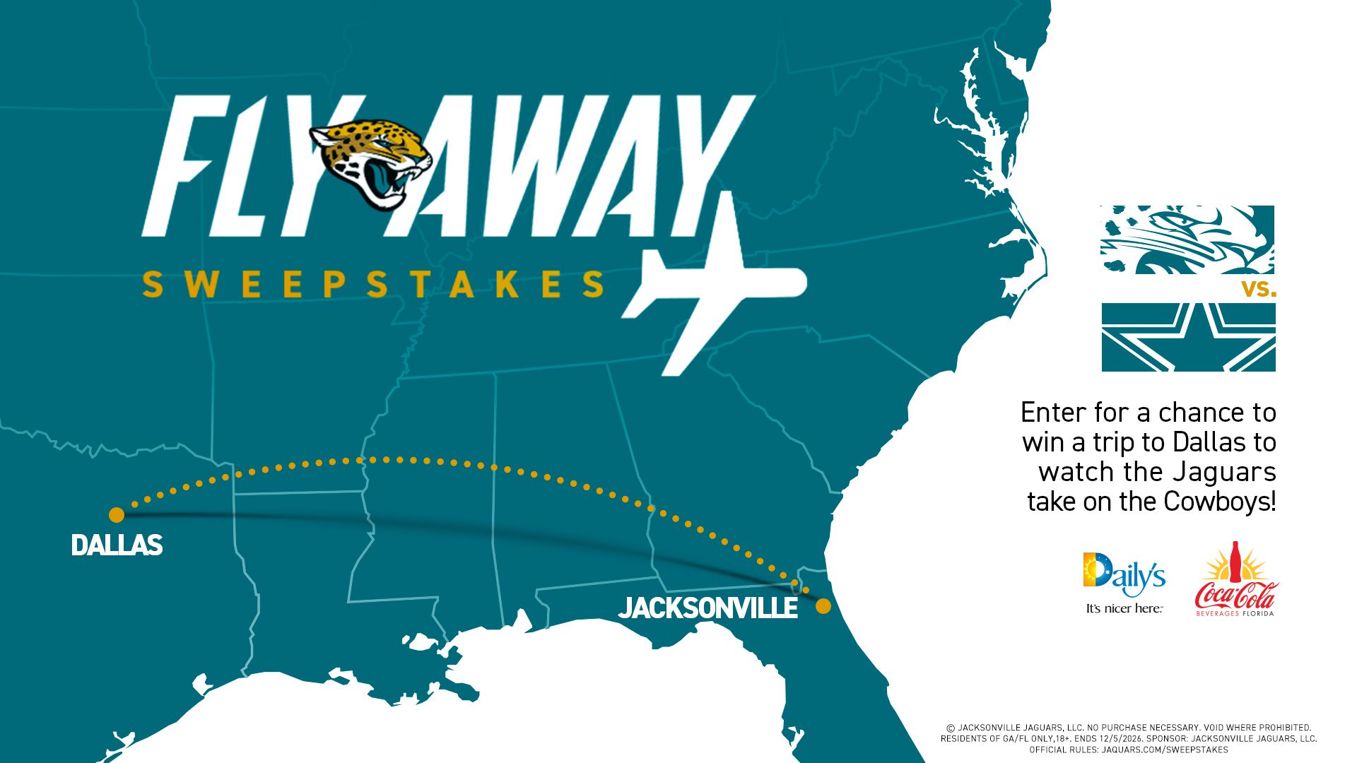 Coke/Daily's Fly Away Sweepstakes ✈️