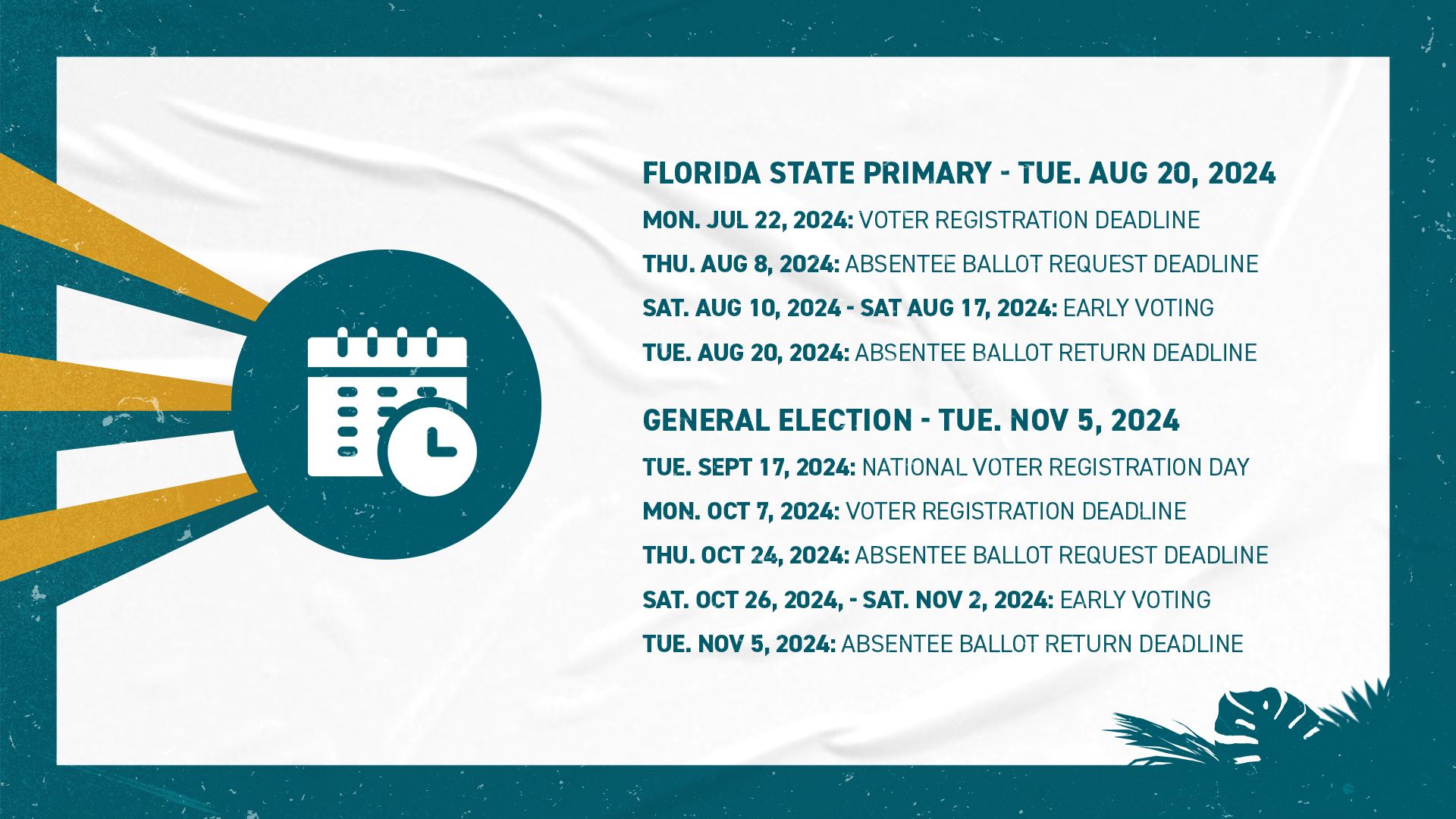 Jacksonville Jaguars Civic Engagement: Register to Vote & Stay Informed