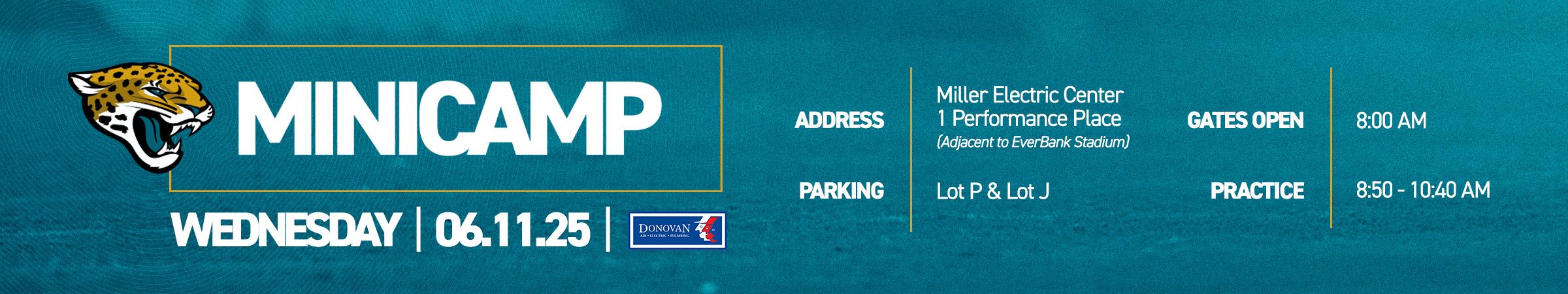 JAGUARS MINICAMP 🎟️
