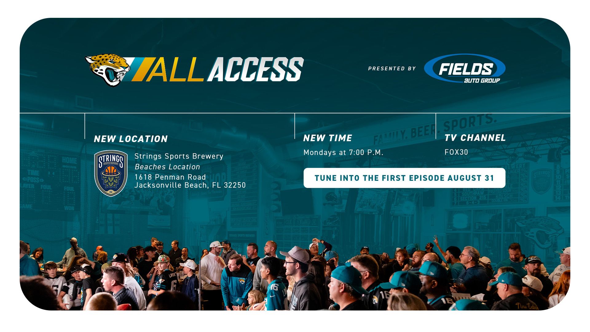 Jaguars All Access presented by Fields Auto Group