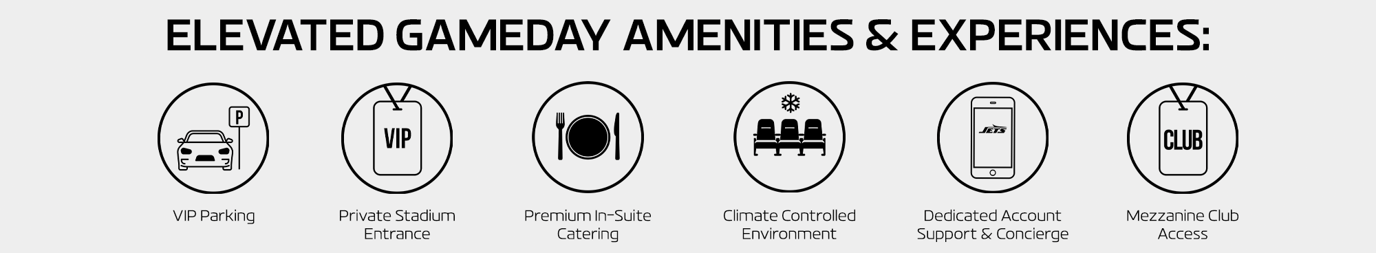 Gameday Amenities - Icons