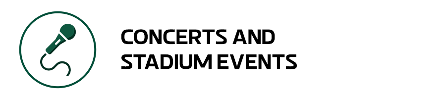 CONCERTS & OTHER STADIUM EVENTS