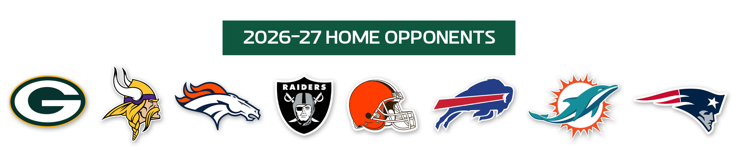 2026 Home Opponents Bar