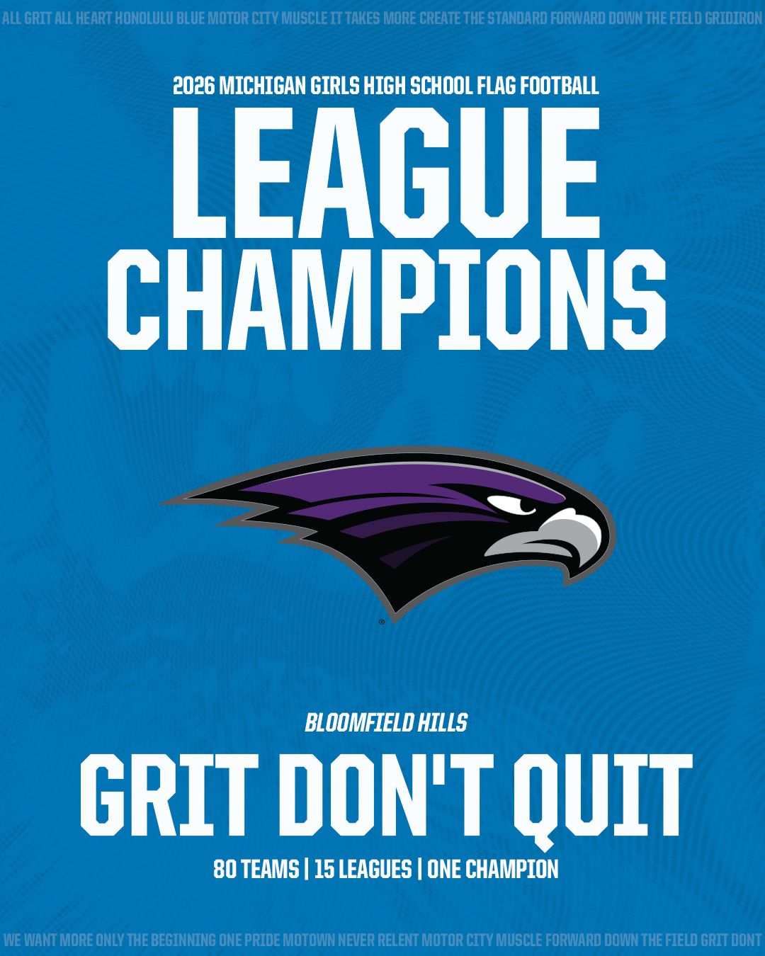 GRIT DONT QUIT - League Champion