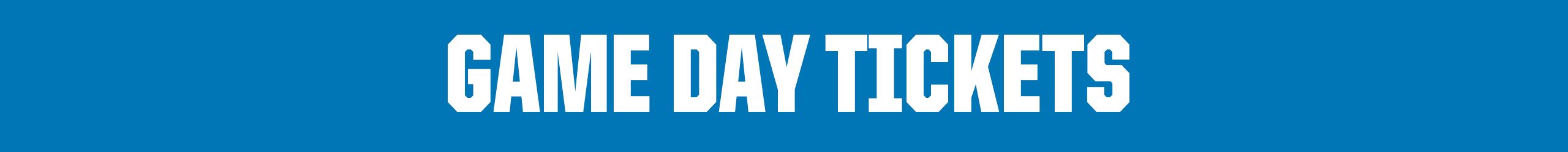 Junior Cheer Game Day Tickets Information Header