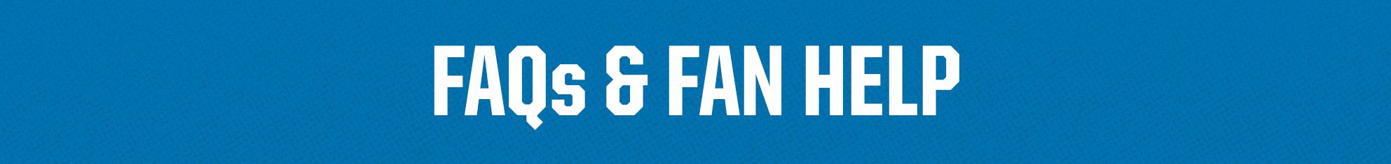 FAQs Header