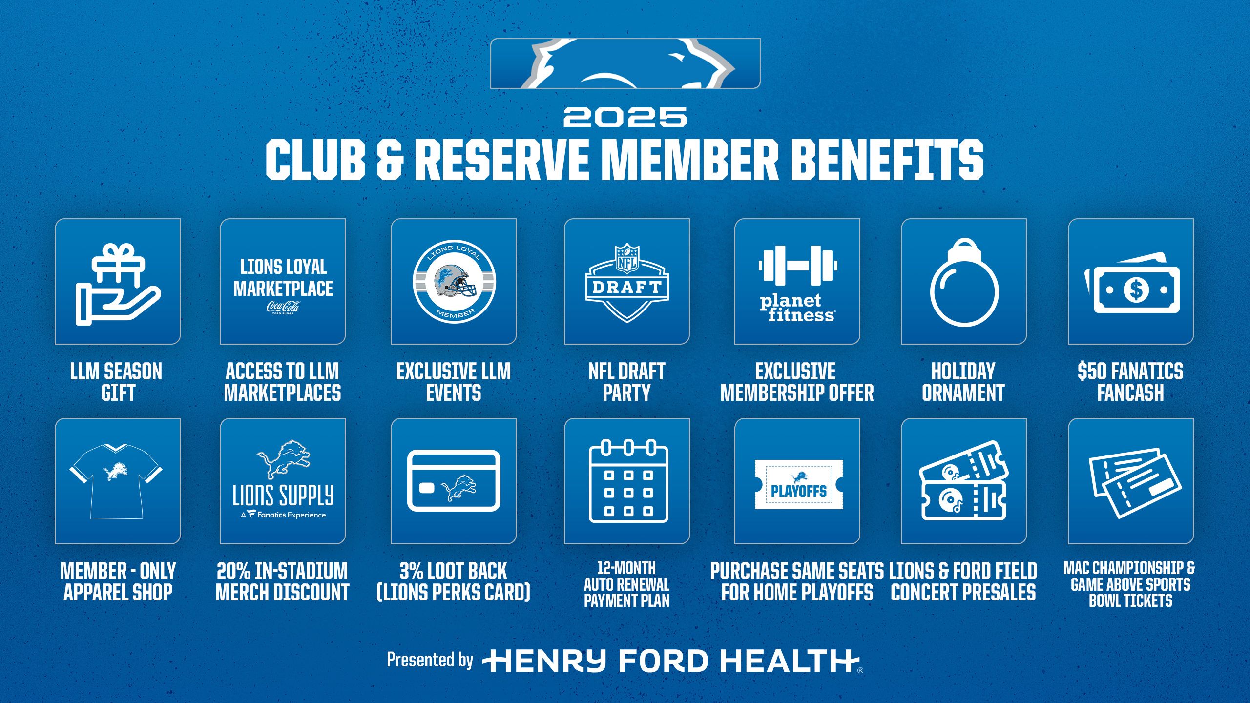 Club and Reserve Member Benefits