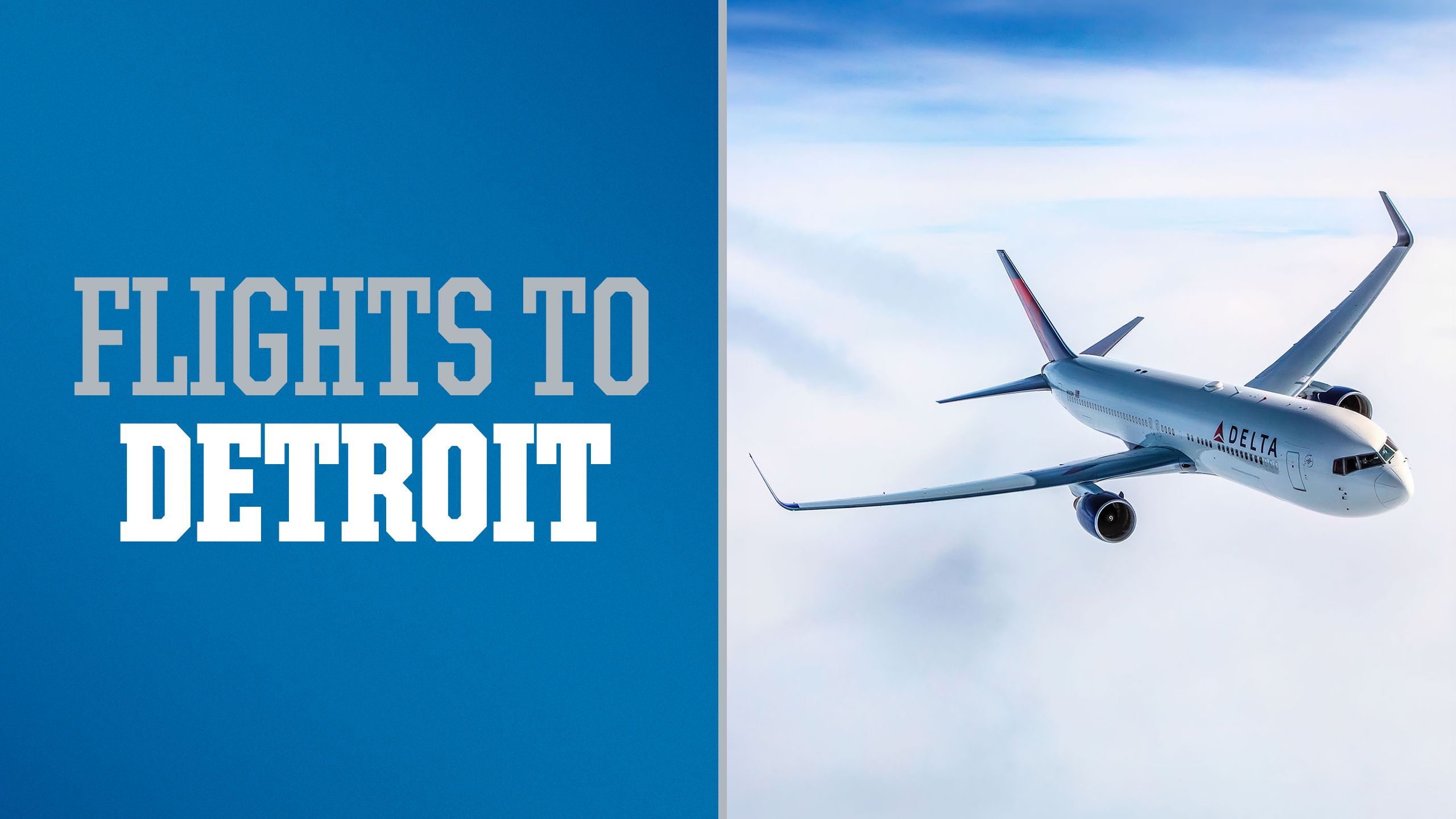 Flights to Detroit Graphic
