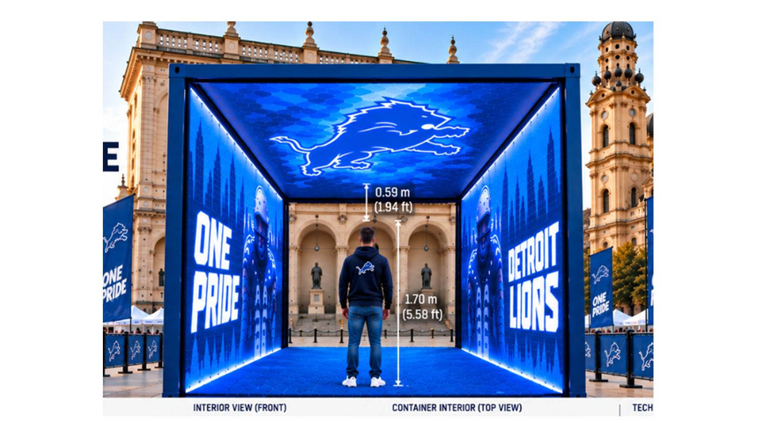 IMMERSIVE DETROIT LIONS TUNNEL EXPERIENCE
