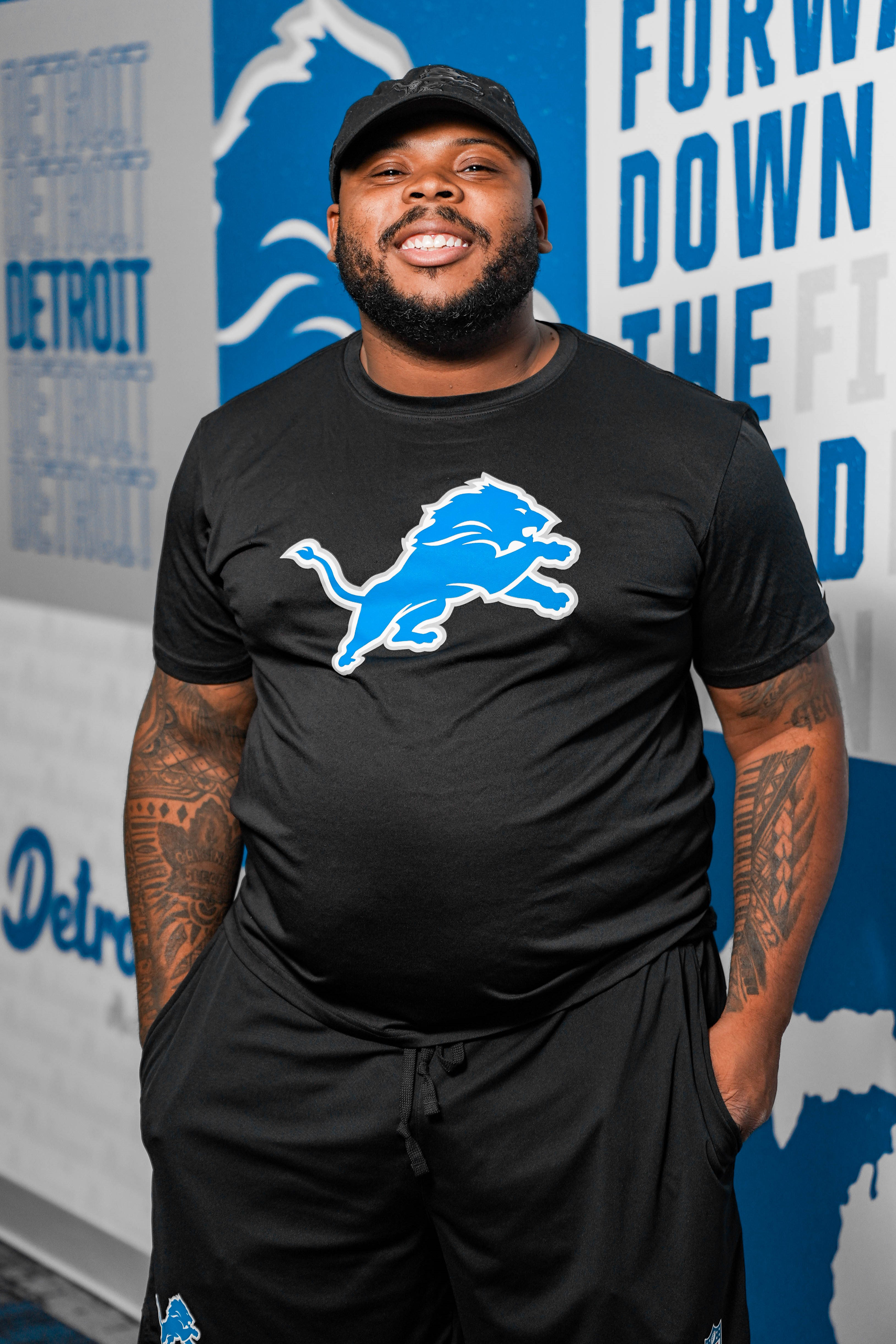 Headshot of Detroit Lions Drumline Devonte W.