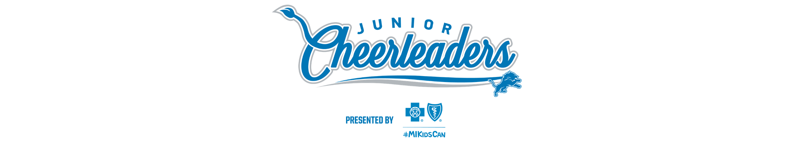 Detroit Lions Junior Cheerleaders Program Header