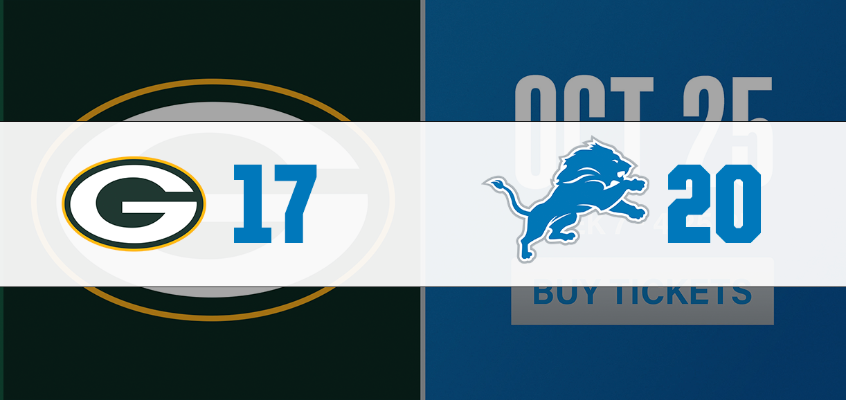 Regular Season Week 7 Packers vs Lions Buy Tickets