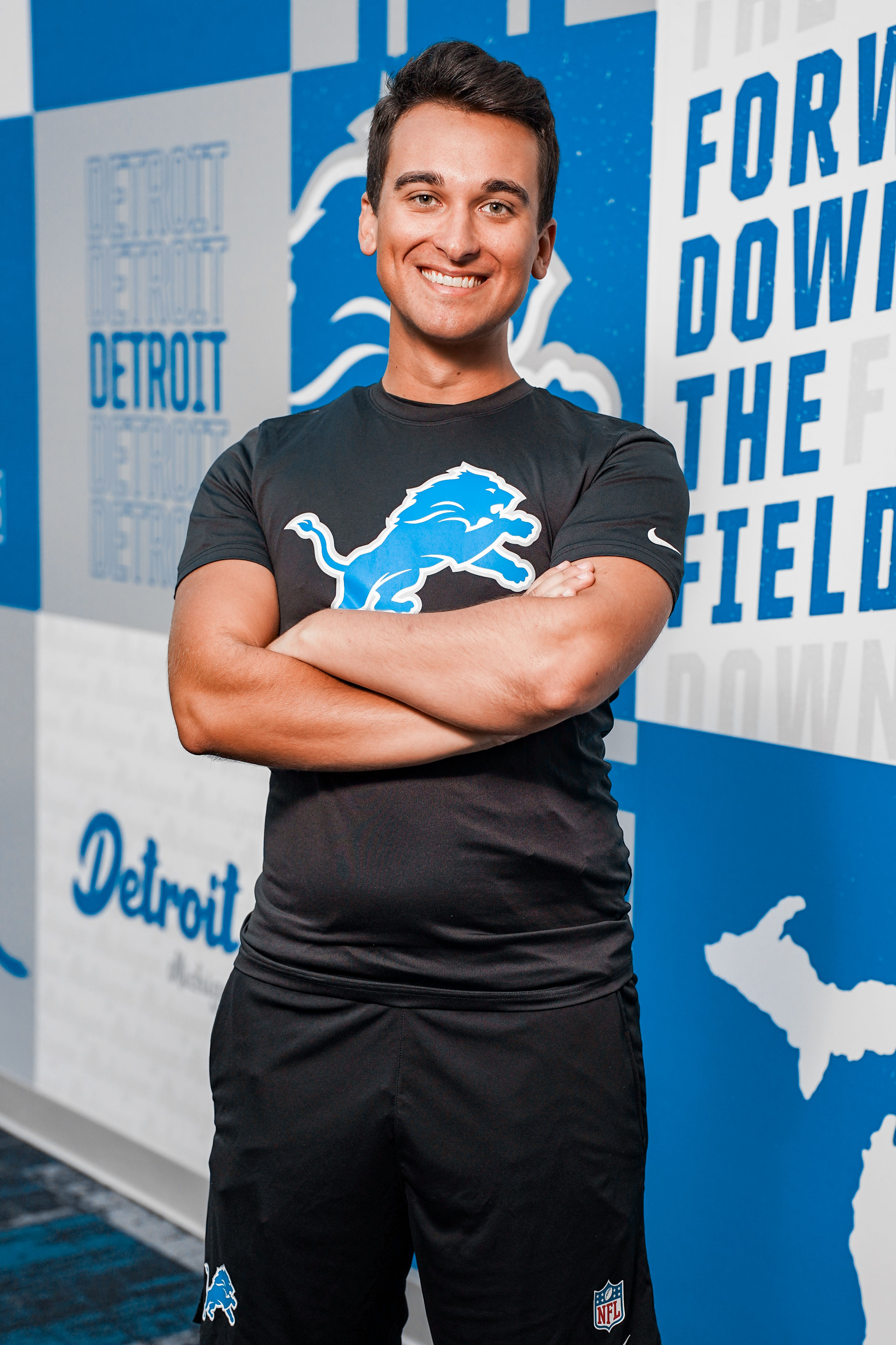 Headshot of Detroit Lions Drumline Jamis C.