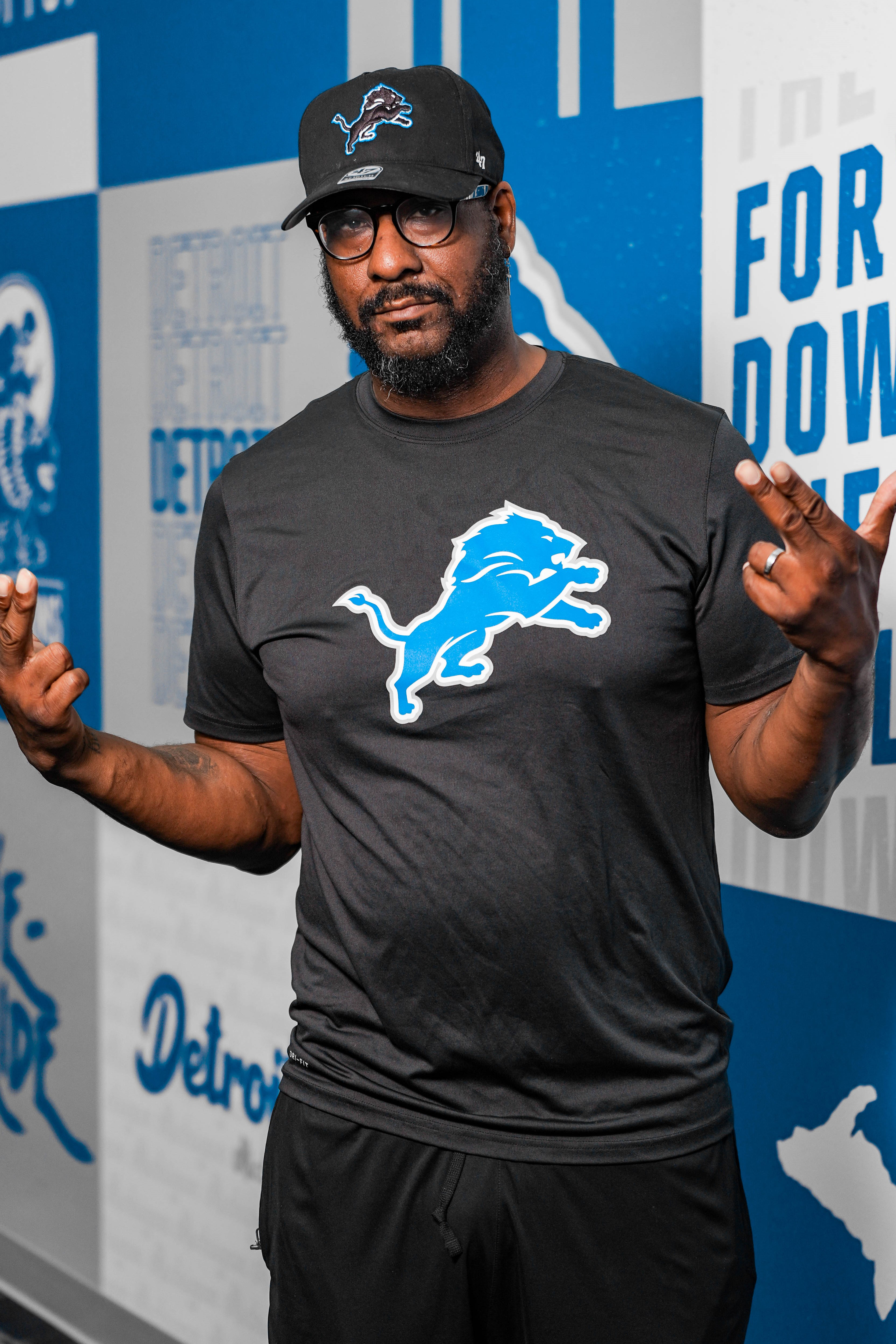 Headshot of Detroit Lions Drumline Deanto T.