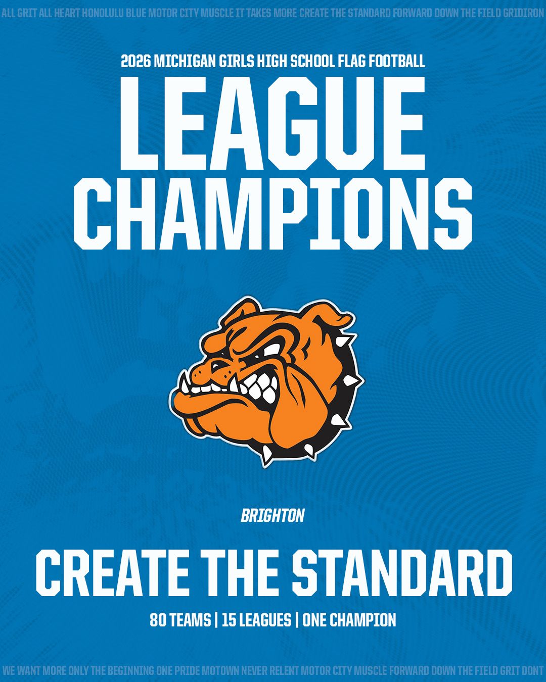 CREATE THE STANDARD - League Champion