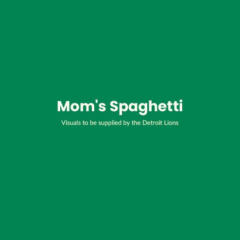 Mom's Spaghetti