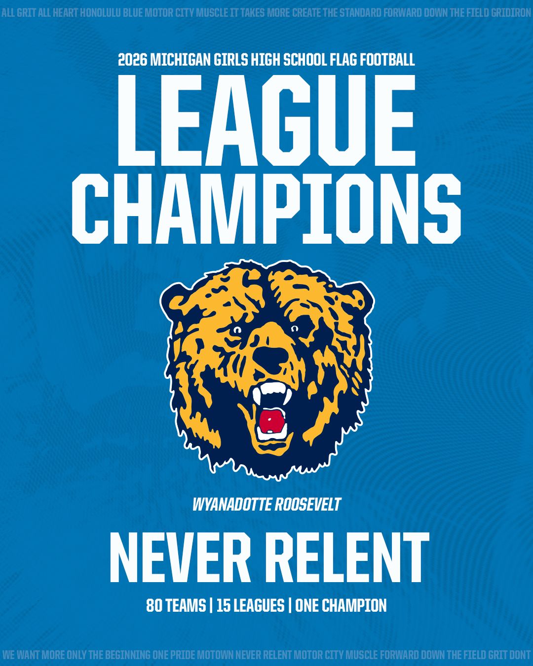 NEVER RELENT- League Champion copy