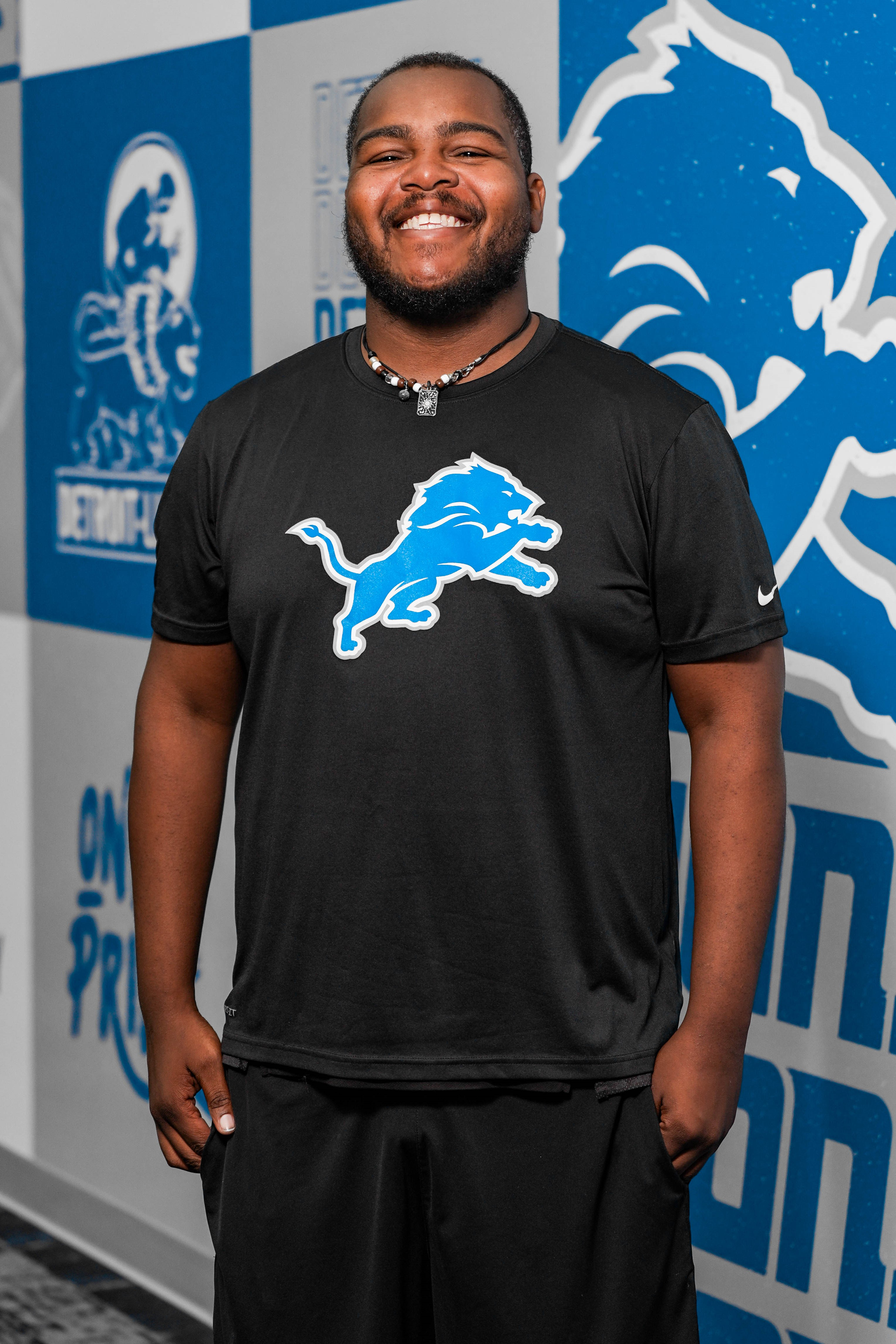 Headshot of Detroit Lions Drumline Stirling D.