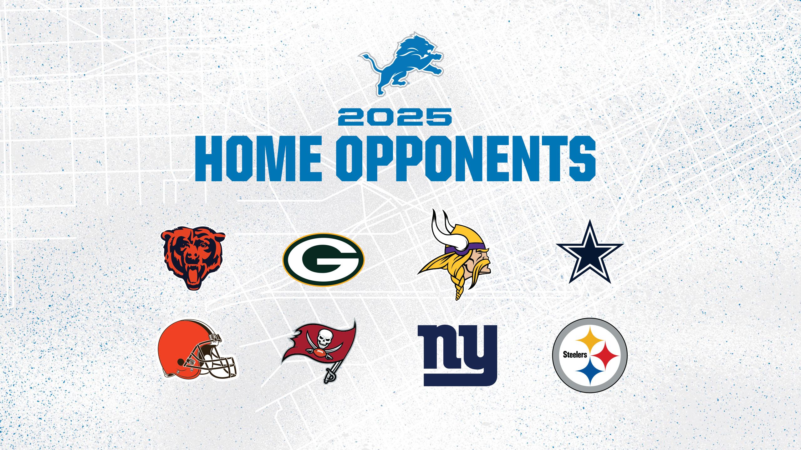 2025 Detroit Lions Home Opponents