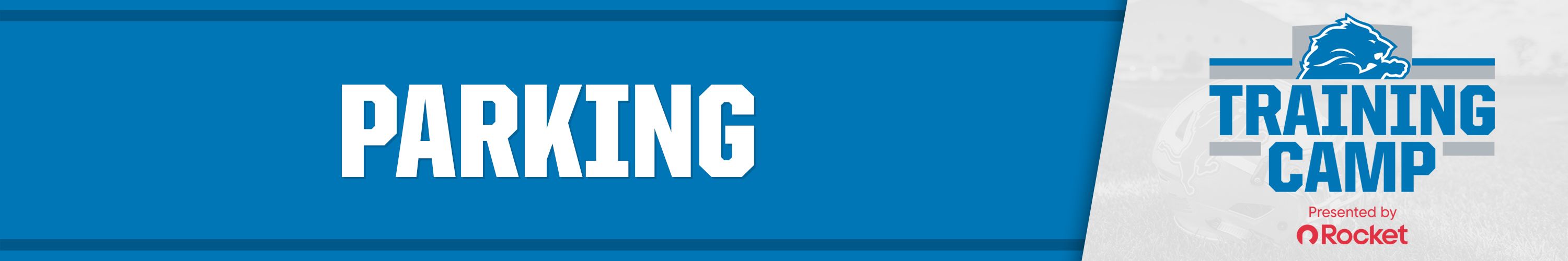 Training Camp Parking Banner