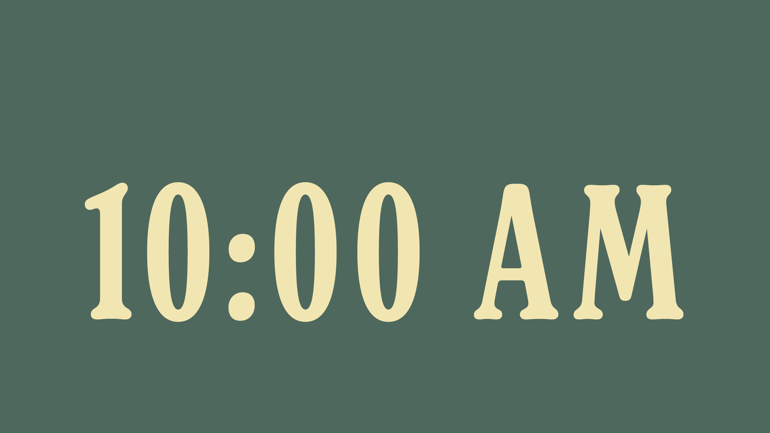 10am