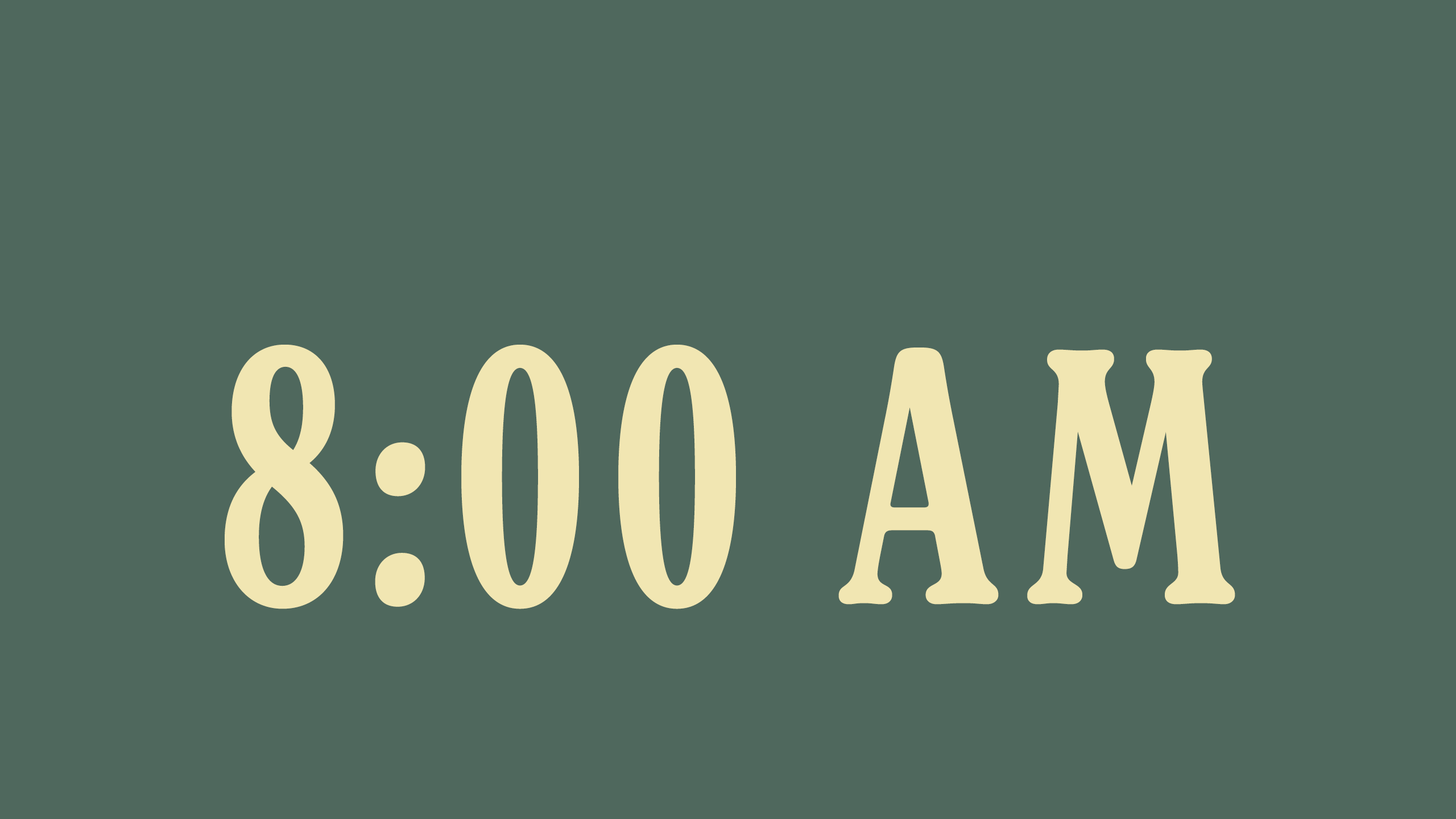 8am