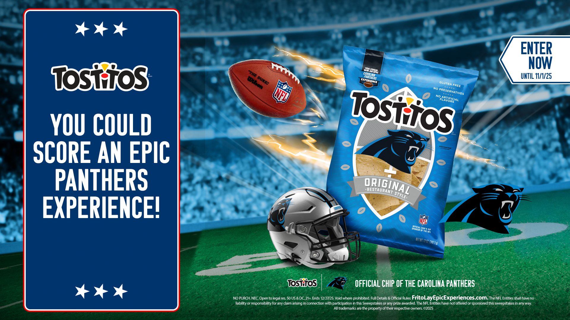 Score an Epic Panthers Experience from TOSTITOS®!