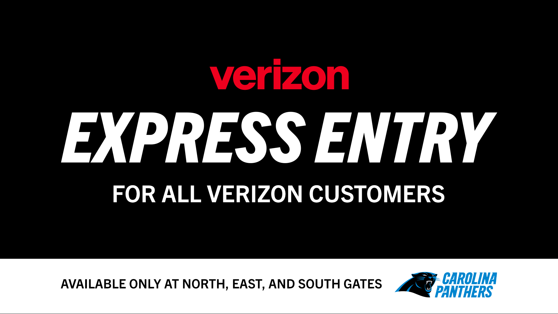 Verizon My Access Rewards at Bank of America Stadium