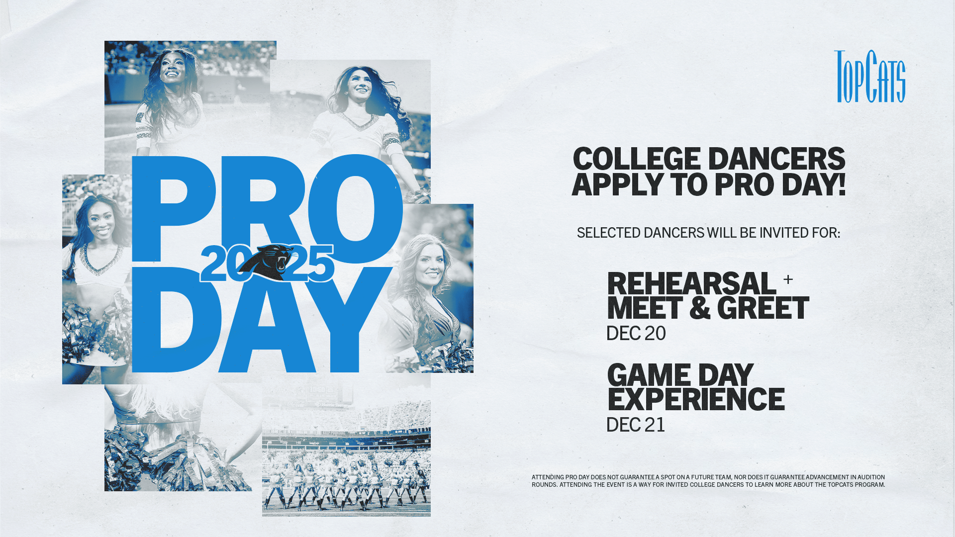 2025 TopCats Pro Day