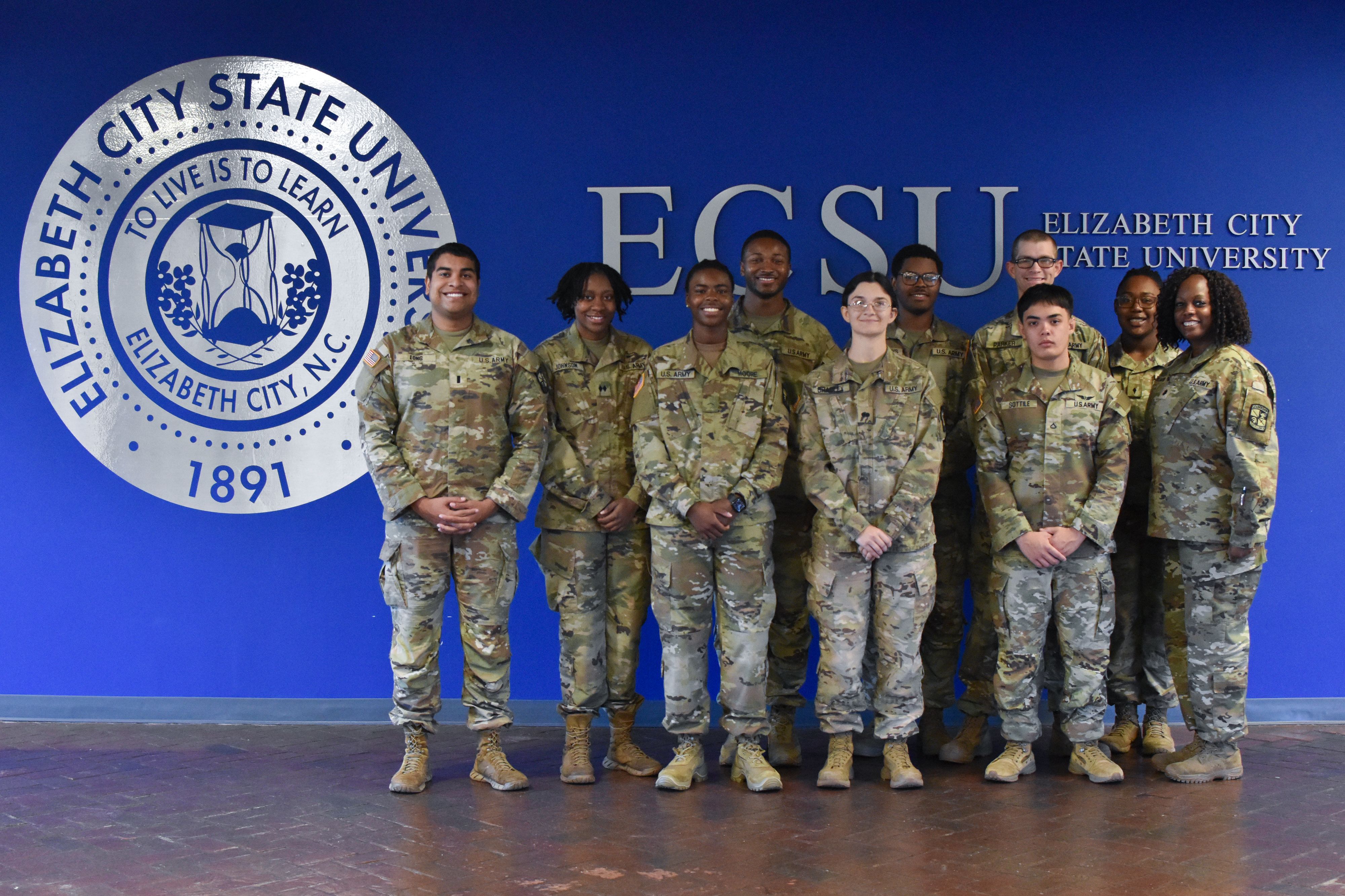 Color Guard -Elizabeth City State University (ECSU)
