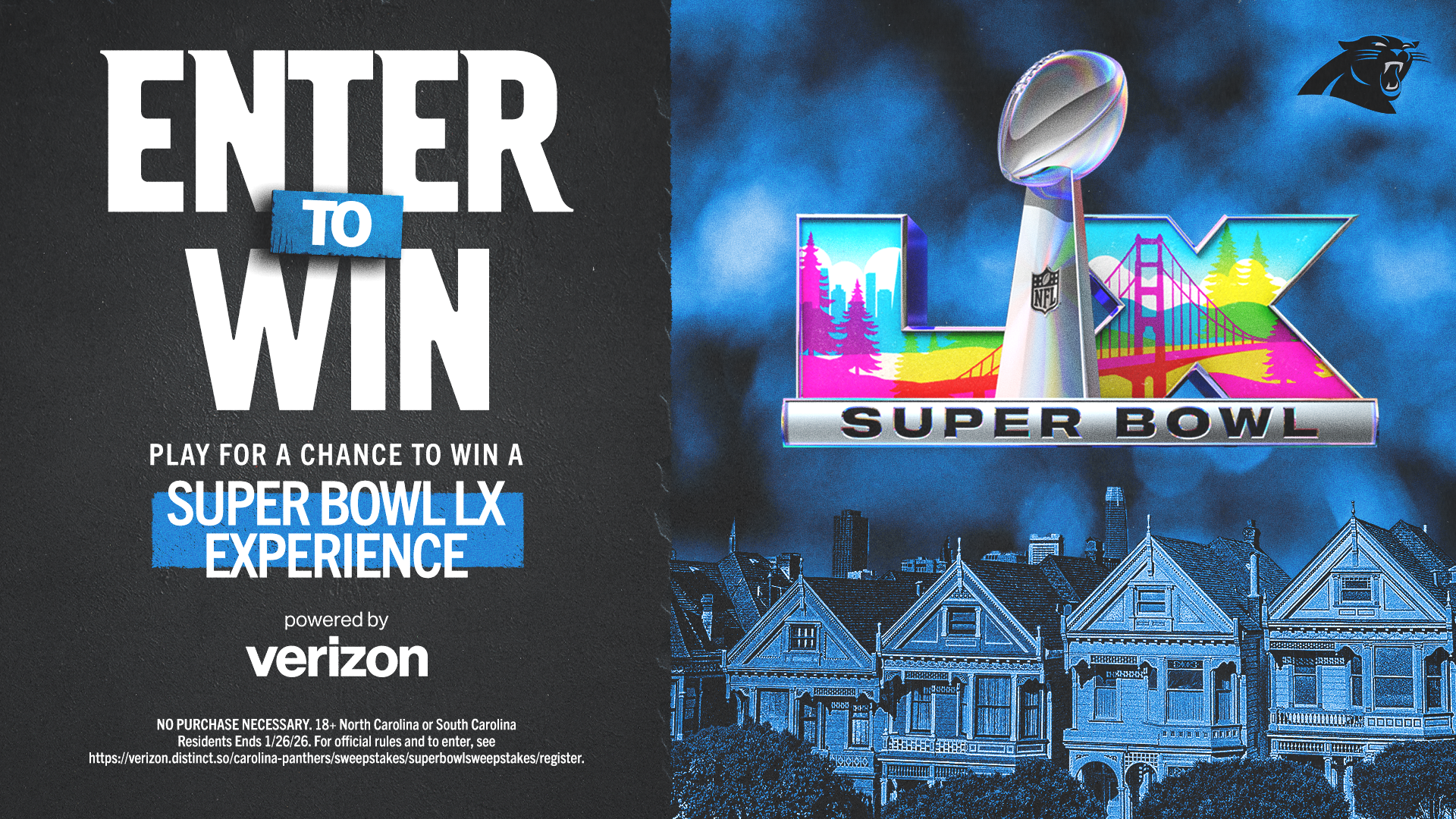 Super Bowl Sweepstakes, presented by Verizon