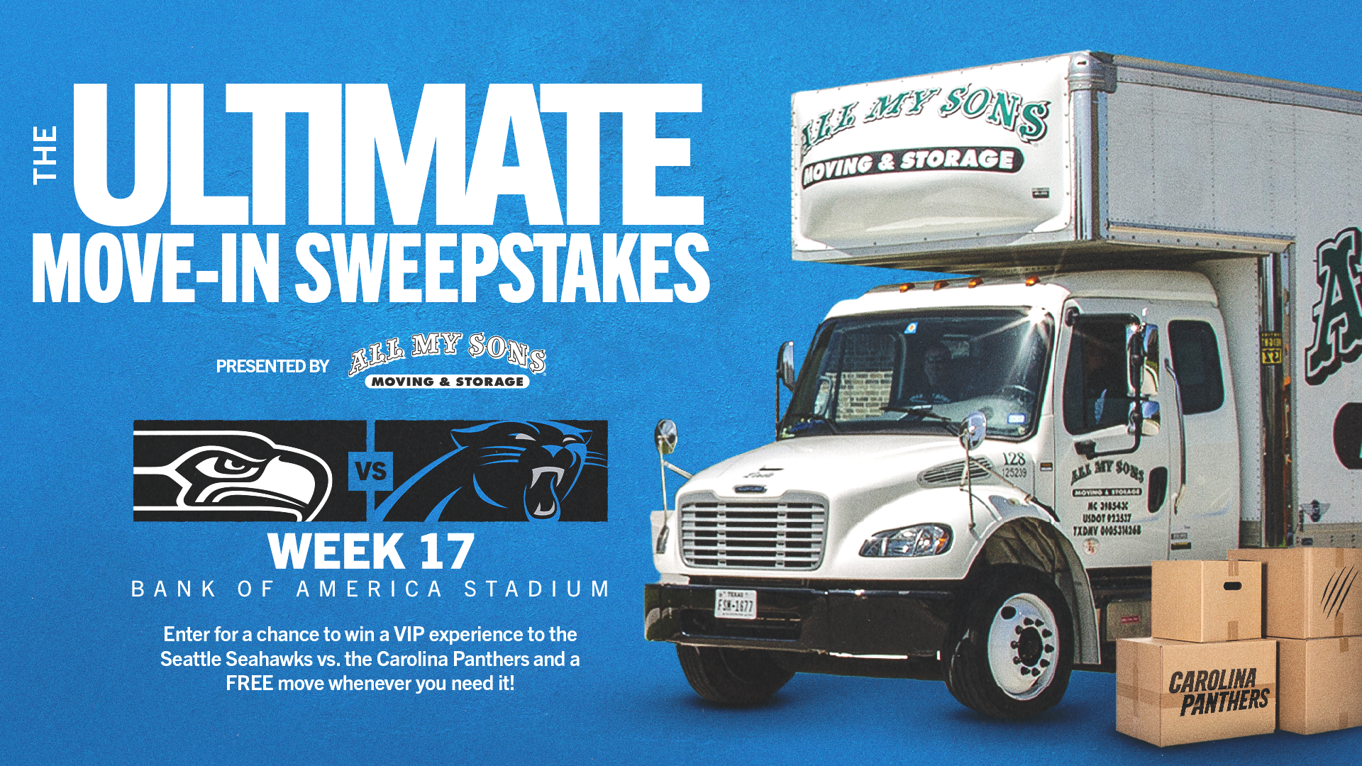 The Ultimate Move-In Sweepstakes presented by All My Sons Moving & Storage