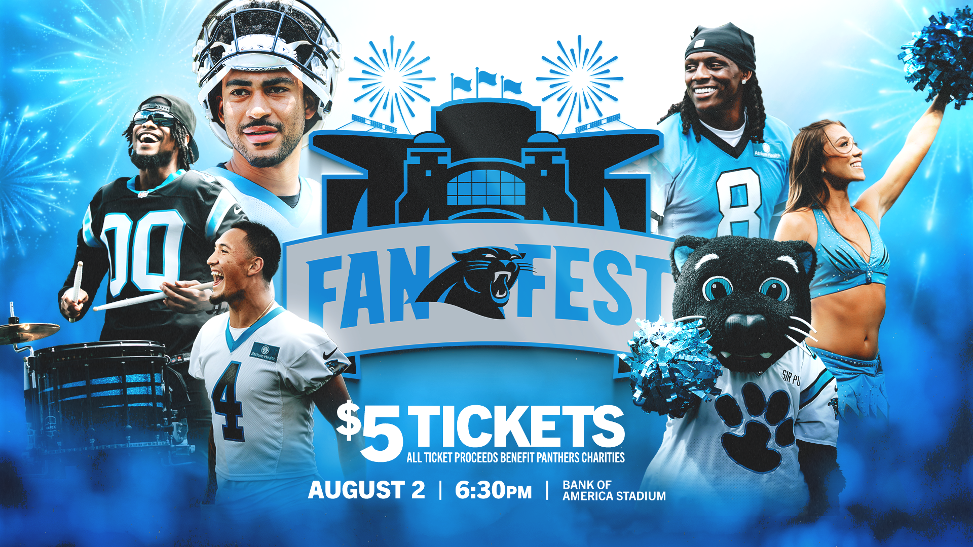 Panthers Fan Fest is back on Saturday, August 2!