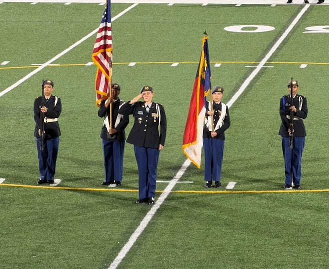 Color Guard - Ballantyne Ridge Army JROTC Wolves