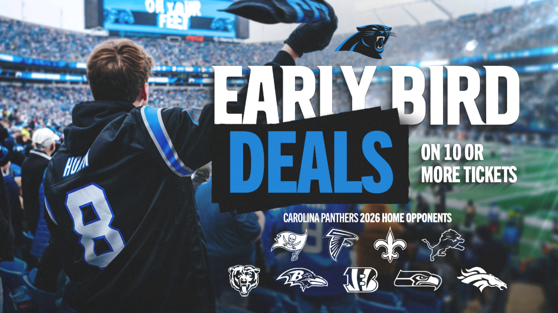 2026 Early Bird Deals 10+ Tickets with Home Opponents Graphic