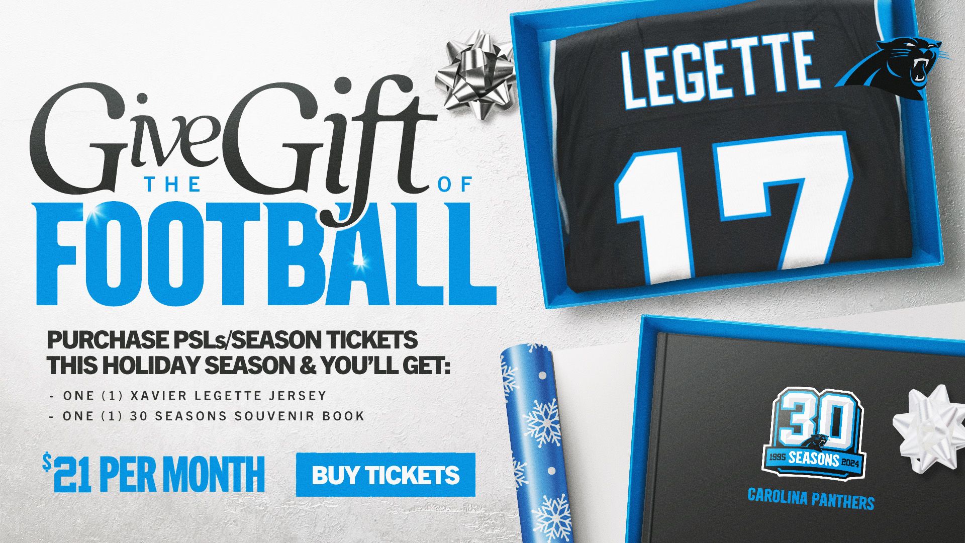 Put PSLs / Season Tickets under the tree!