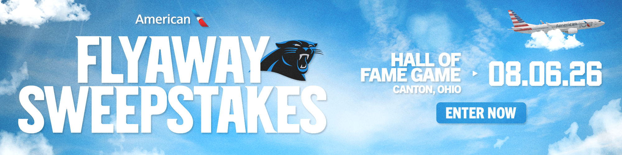 26-0572_Partnerships_American Airlines_HOF Flyaway Sweepstakes_2000x500_SY