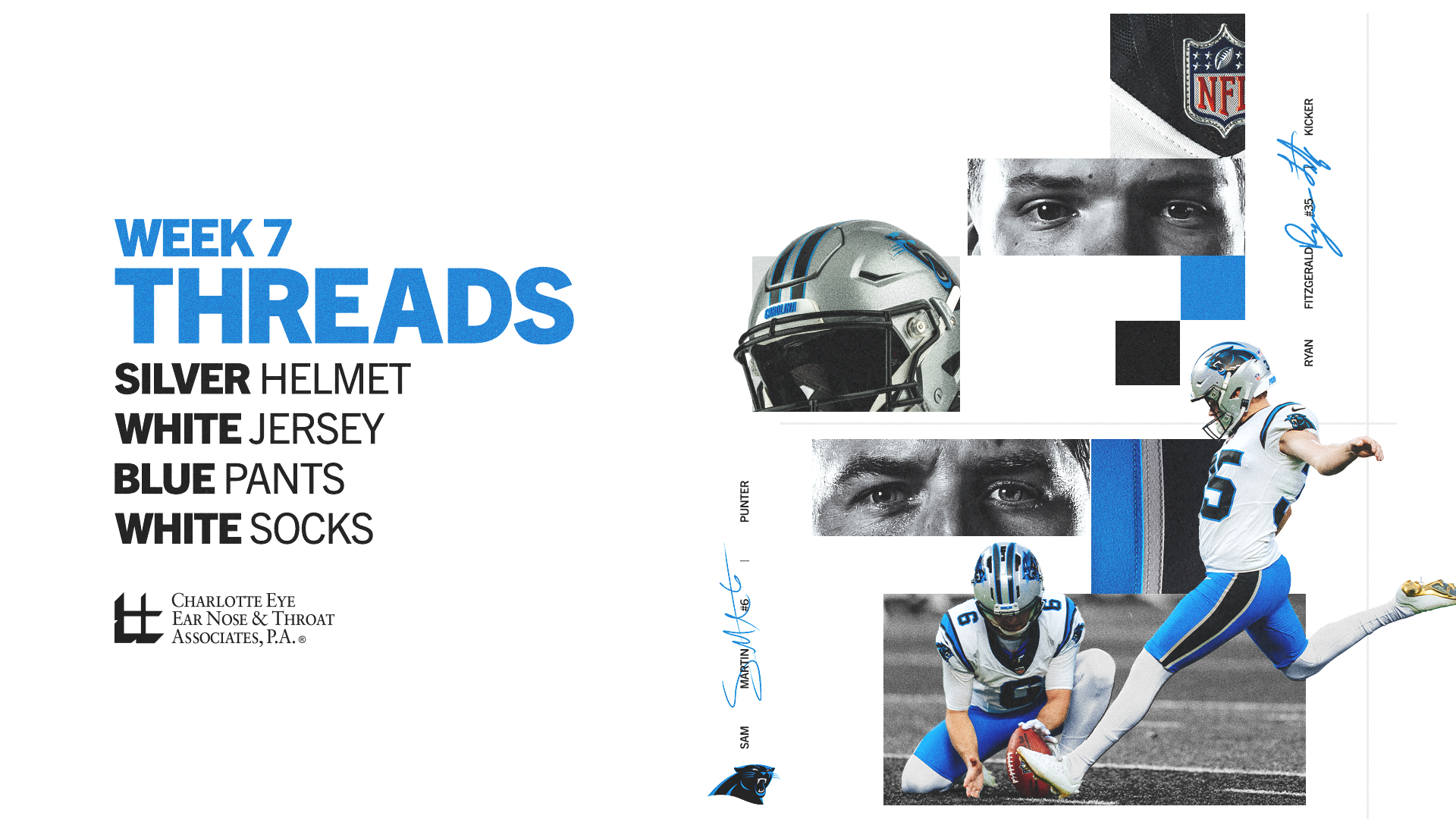 Week 7 Threads: White on Blue