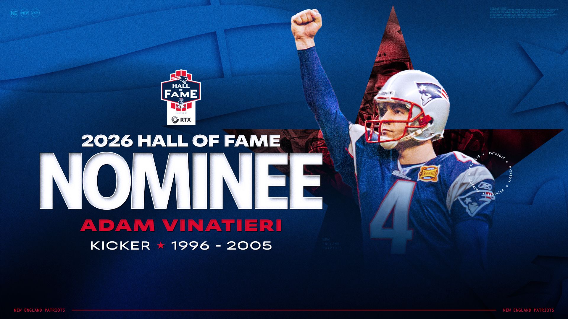 K Adam Vinatieri (1996-2005)