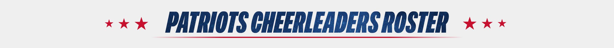 CHEERLEADERS ROSTER