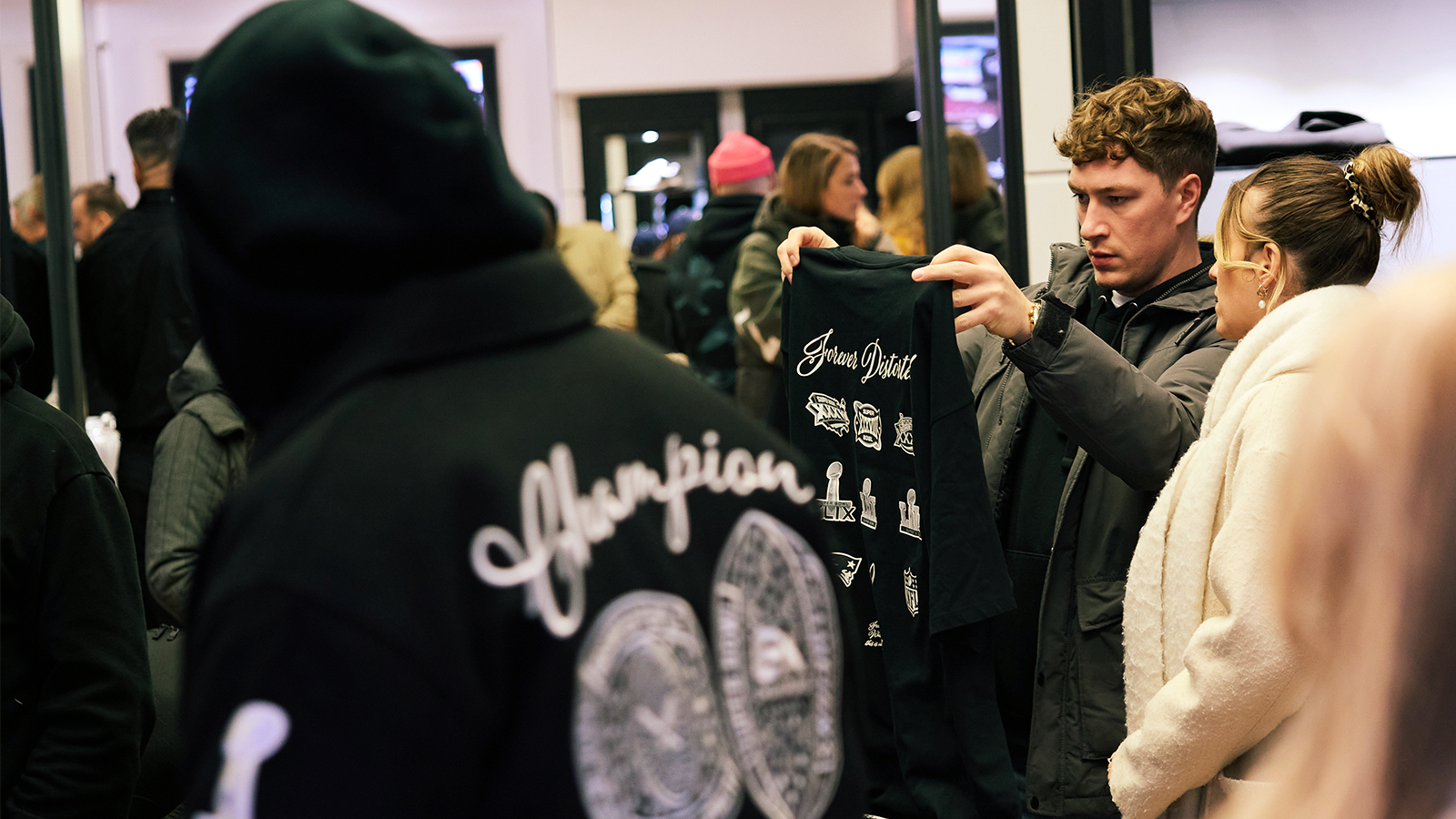 Distorted People x Patriots Merch Drop